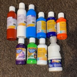 Acryology and Prang Paint Set (10)